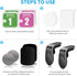 Magnetic Phone Car Mount Air Vent Phone Car Mount Universal Car Cellphone Holder Strong Magnetic Mount for Any Smartphone 2 Pack......