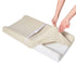 Solid Muslin Changing Table Pad Cover Cradle Sheet, Fits 32"/34''x16" Contoured Diaper Changing Pad, Ultra Soft Cozy Muslin Cotton Changing Table ...