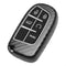 TANGSEN Smart Key Fob Case Compatible with Chrysler 200 300 Dodge Challenger Charger Dart Jeep Cherokee Compass Grand Cherokee SRT Hellcat 2 3 4 5...