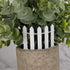 40 Inches Miniature Fairy Garden Fence, DIY Wood Picket Fence Mini Ornament for Dollhouse...