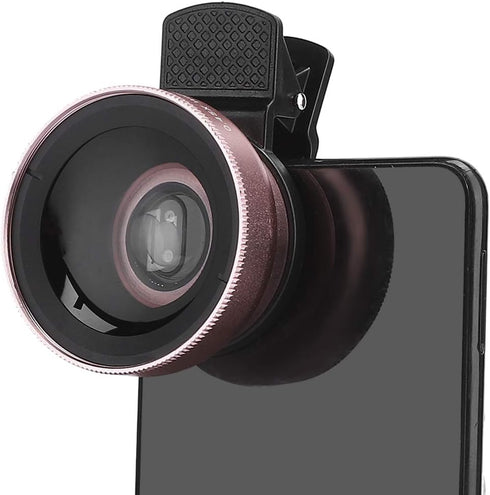 2 in 1 Phone Lens Professional, 0.45X Super Wide Angle and Macro Lens Clip On Cell Phone Lenses Compatible with Android Mobile Phones/Tablets/Came...