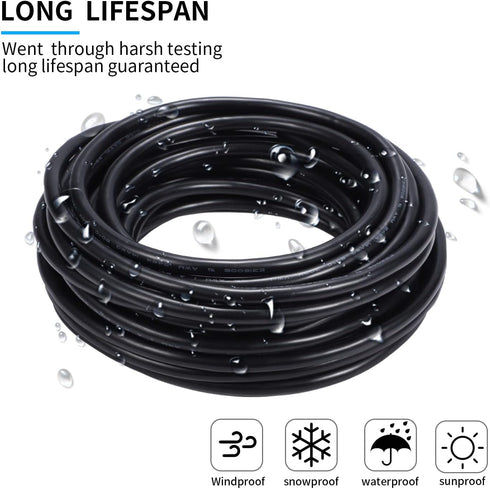 UL2464 Power Lighting Cable Wire Low Voltage Power Connection (18AWG-2Conductor, 16.4ft)...