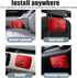 Car Seat Side Pocket Organizer, PU Leather Pen Phone Sunglasses Holder Tray Pouch Seat Gap Filler, Universal Car Interior Accessories Mini Storage...