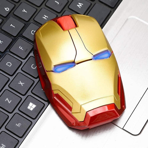 Wireless Mouse Ergonomic 2.4 G Portable Mobile Computer Click Silent Mouse Optical Mice with USB Receiver for Notebook PC Laptop Computer (Gold)...