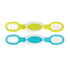 Nuby Dip & Scoop Spoons - (2-Pack) Baby Led Weaning Spoons for Babies - 6+ Months - Aqua and Yellow...