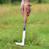 Chiloskit Stainless Steel Wood Handle Crack Weed Puller Tool Machete Hook Knife Yard Lawn Tool (Wood Hand)...