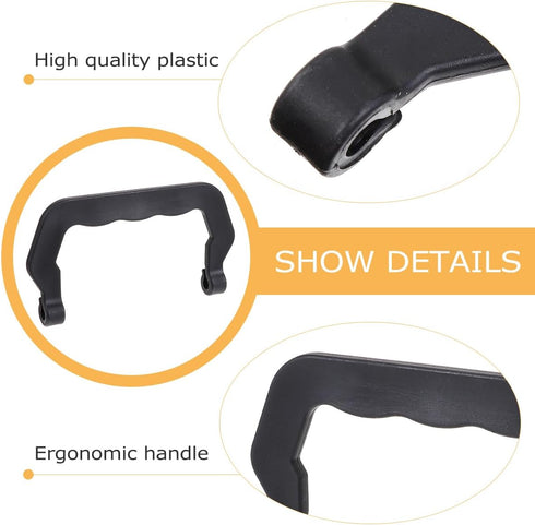 10pcs Replacement Crate Handles, Replacement Pet Cage Crate Handles Plastic Cage Handle for Pet Carrier Plastic Handles for Hamster Chinchilla Rab...