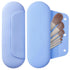Silicone Makeup Brush Holder Travel Cosmetic Bag?Soft Portable Cosmetic Face Brushes Holder with Upgrade Anti-Fall Out Magnetic Closure, Large Tra...
