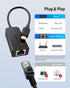 Cable Matters Plug & Play USB C to Ethernet Adapter with PXE, MAC Address Clone (Thunderbolt to Ethernet Adapter, Gigabit Ethernet to USB C) in Bl...
