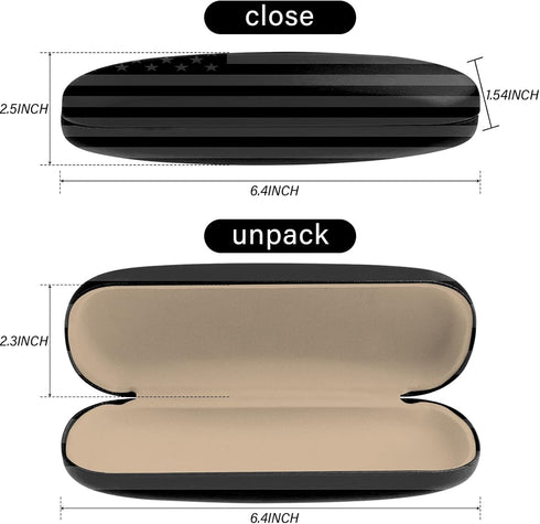 Eyeglasses Case Hard Shell Protective Case for Glasses Eyeglass Box with Cleaning Cloth for Boys Men Man Cute Aesthetic...