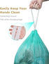 AYOTEE Compostable Small Trash Bags 4 Gallon Trash Bags Drawstring, Small Compost Bags 4 Gallon Garbage Bags 40 Counts,Unscented Biodegradable Tra...