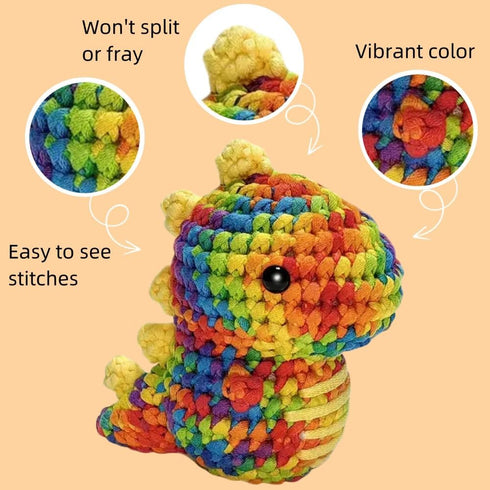 Yarn for Crocheting,Easy Peasy Yarn,Beginner Yarn with Easy-to-See Stitches,Beginner Yarn for Crocheting,Beginner Crochet Yarn......