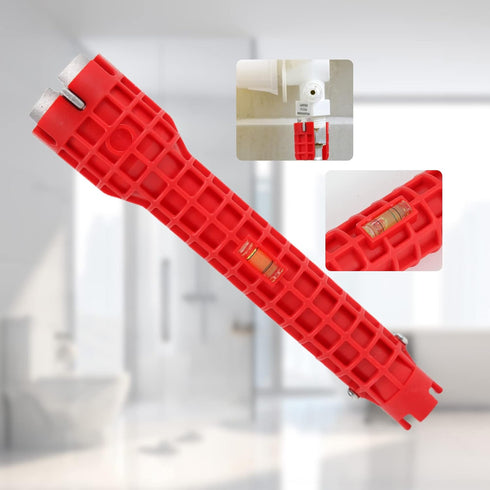 Basin Wrench,8 in 1 Faucet and Sink Installer Multi Tool,Multi-Purpose Plumbing Wrench Faucet Wrench Sink Wrench Plumbers Wrench for Pipe and Tub ...