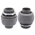 Non-Metallic Liquid Tight Conduit Connector, Flexible Conduit Fittings Electrical PVC Fittings (1 inch, 5pcs)...