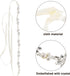 KESYOO Bridal Belt Wedding Belt for Bride Dress Bride Rhinestone Belt Simple Wedding Sash Belt Bridal Sash Belt Crystal Belt Silver Pearl for Wome...