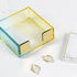Acrylic Sticky Notes Dispenser Stylish Double Colors Memo Pads Holder Desk Organizer for 3×3 Inches Sticky Note Pads (DC-1)...