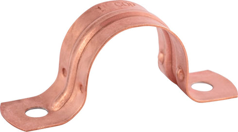 HoldRite 1 Inch Copper 2-Hole Strap, 5 Pack, Pipe Support, CPS0100Z5...
