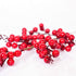 DearHouse 4 Pack Artificial Red Berry Stems Holly Christmas Berries for Festival Holiday Crafts and Home Decor, 19.5 Inches Burgundy Berry Floral ...