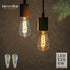 ST19(ST58) 6W LED Edison Bulb, Vintage Softy White 2700K, Antique Flexible Spiral LED Filament Light Bulb, Non-Dimmable, 600LM, 6W Equivalent to 6...