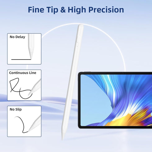 Active Stylus Pen for Touch Screens, Fast Charging Stylus Pen for Samsung/iPhone/Android Tablets & Smart Phones, Universal Stylus Pencil for Drawi...