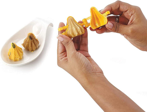 Ganpati Modak Mould/Modak Maker/Modak Sancha of Plastic Choclate Cake Mould Set of 2...