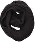 Bowbear Solid Color Warm Winter Knit Infinity Scarf...