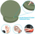 Britimes Green Mouse Pad Ergonomic Mouse Pad with Wrist Support Non-Slip Rubber Base Mousepad for Home Office Gaming Working Computers Laptop Easy...