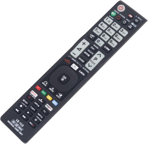 New LG-1LC Universal Replace Remote Control fit for LG TV Remote fit for All LG LCD LED 3D HDTV Smart TVs 50LB6100-UG 32LJ550B-UA 32LJ550M-UB 43LJ...