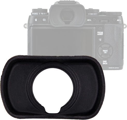 JJC EF-XTL Soft Silicone Eye cup Eyepiece for Fuji XT1 XT2 XT3 XT4 GFX-50S GFX100 X-H1, XT4 Eyecup, XT3 Eyecup, GFX 100, EC-XT L, Compatible with ...