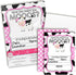 Heard the Moos Pink Cow-Themed Birthday Party Invitations for Kids, 20 5x7 Fill In Cards with Twenty White Envelopes by AmandaCreation...