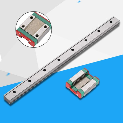 Linear Motion Guides, LML12B Miniature Linear Rail Guide 12mm Width Slide Block Steel Carriage Block Linear Orbit Actuator Mini Slide Track Equipm...