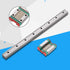 Linear Motion Guides, LML12B Miniature Linear Rail Guide 12mm Width Slide Block Steel Carriage Block Linear Orbit Actuator Mini Slide Track Equipm...