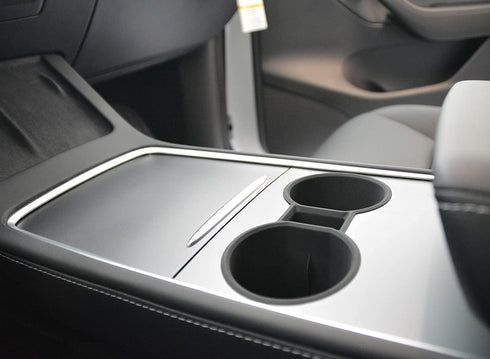 Tesla Center Console Cup Holder Insert - Fit for Model Y & 3 (2021-2024)...