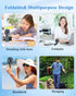 Mini Fan,Small Hand Fan with Pedestal,USB Battery Powered Eyelash Folding Lanyard Silent Cordless Fan,Handheld/Neck/Desk 3 in 1 Personal Fan,Porta...