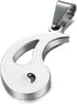 FIBO STEEL 2pcs Stainless Steel Yin Yang Pendant Necklace for Men Women Puzzle Couples Necklace,22 inches...