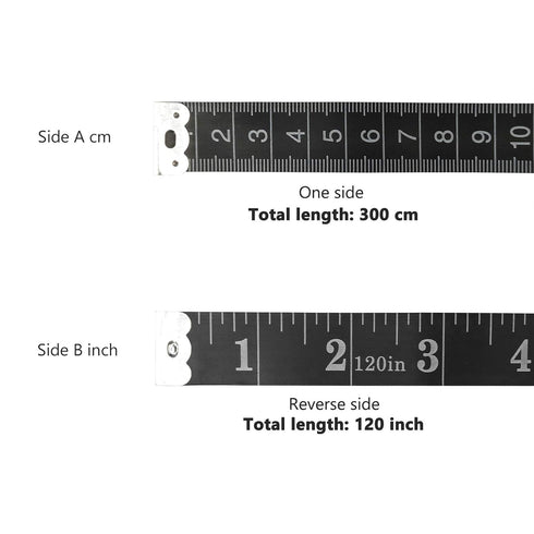 GDMINLO 2 Pack Sewing Tape Measure120Inch/300cmDouble-Scale Soft Tape Measuring Body Weight Loss Medical Body Measurement Sewing Tailor Cloth Rule...