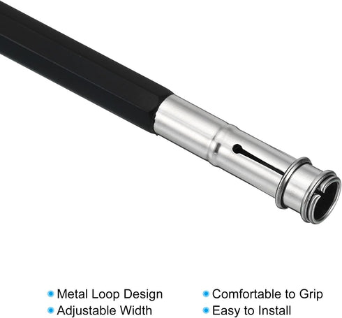 PATIKIL Pencil Extenders, 4 Pack Metal Dual Head Adjustable Pencil Holder Extender for Artists Drawing Shading, Black...