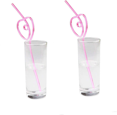 12 PCS Heart-Shaped Party Straws Drinking Sipping Straws, Novelty Props for Wedding Birthday Party…...