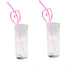 12 PCS Heart-Shaped Party Straws Drinking Sipping Straws, Novelty Props for Wedding Birthday Party…...