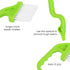 2pcs Hand-held Groove Gap Cleaning Tools Door Window Track Kitchen Cleaning Brushes(Green)...
