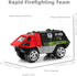 1/87 Metal Diecast Fire Truck Police Rescue Car Helicopter Ambulance Toy Army Military Vehicle Little People Playset Children's Day Car Toy Gift f...