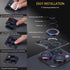 Camera Lens Protector for iPhone 15 Pro & iPhone 15 Pro Max, Tempered Glass Lens Protector Aluminum Alloy Ring Camera Cover Fits for iPhone 15 Pro...