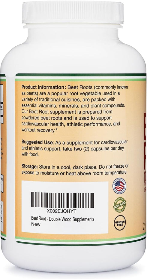 Beet Root Powder Capsules (Organic and Vegan) (210 Count, 1,000mg Per Serving) - Super Food from Beets with High Nitrate for Overall Health Suppor...