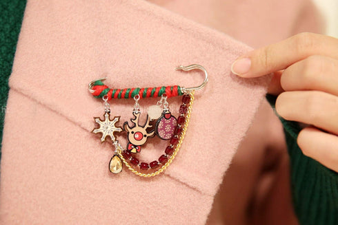 Honbay 10PCS 5.7cm/2.24inch Heavy Duty Safety Pins Brooch with 5 Holes for Blankets, Skirts, Kilts, Knitted Fabric, Crafts...