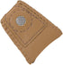 CoCud Leather Thimble Finger Protector, 0.63" Dia Metal Disc with Dimpled Surface Leather Coin Thimble Pad Thimble Cover - (Applications: for Knit...