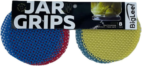 Jar Opener Gripper Pad, Jar Grippers For Opening Jars For Opening Bottles, Cans Lids, 8 Multi Purpose Manual Silicone Grip Pads, 5.5" Round By Big...