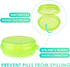 7PCS Small Pill Organizer Box, Travel Pill Container Case Cute Medicine Storage Pill Holder Daily Mini Pill Organizer Portable for Purse Pocket Br...