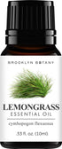 Brooklyn Botany Lemongrass Essential Oil - 100% Pure and Natural - Premium Grade Essential Oil - for Aromatherapy and Diffuser - 0.33 Fl Oz...