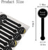 300 Pcs Handmade food baking label stickers - Black Striped Long Label Packaging Lollipop Sealing Labels Tamper-Proof Stickers for Artisan Bakery ...
