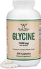 Glycine Supplement - 1,000mg Glycine Powder per Serving (300 Capsules) The Relaxing Amino Acid (Glicina) (Third Party Tested, Gluten Free, Non-GMO...